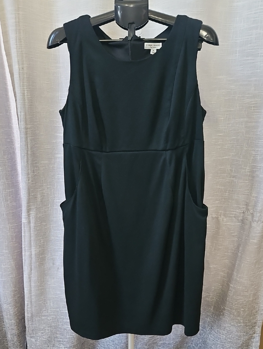Liz Lange Maternity Sleeveless Pocket Shift Mini Dress